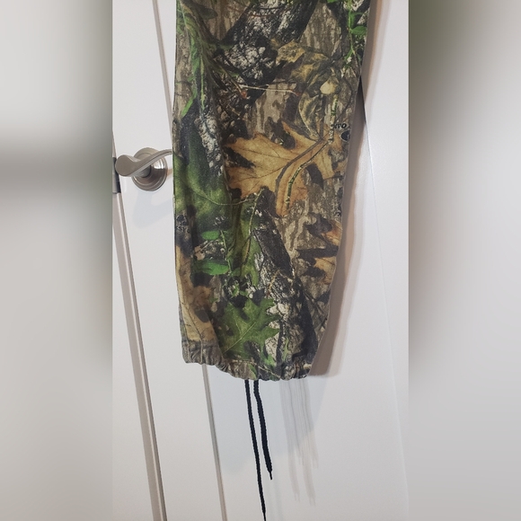 Fieldstaff Mossy Oak Obsession Camo Hunting Pants Adjustable Side Tabs Sz 40X31 - Picture 8 of 16